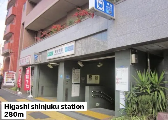 #6 Stylish Apartment With Beautiful Night View A Stop To Shinjuku Station Tōkyō acceptant les animaux