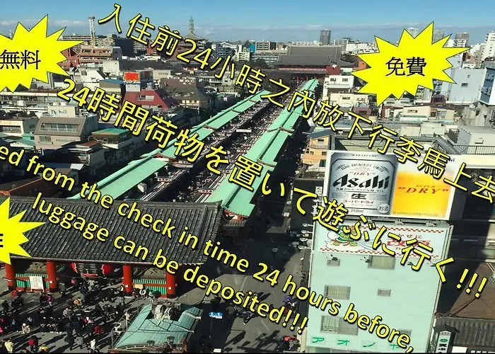 Huisdiervriedelijke Apartment In Kaminarimon 3F Tokio